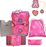 DerDieDas ErgoFlex Easy Schulranzenset 5-delig Roses Paars