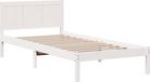 vidaXL Bedframe Wit 80 x 200 cm Massief Grenenhout