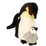 Carl Dick IMPORT & EXPORT GMBH CarlDick Pluche knuffel konings pinguin - 32 cm - met jong van 22 cm - zuidpool dieren