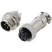 TRU COMPONENTS TC-13895584 Connecteur rond Fiche, Prise totale nombre de pôles: 4 Série (connecteurs ronds): GX12 1 jeu(x)
