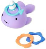 Skip Hop badspeelgoed Narwal ring werpspel multicolor