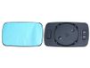 Alkar 6431485 Buiten Verwarmd plat spiegelglas met houder 155 x 95 mm - Blauw