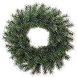 Everlands Malmo krans d65h8cm groen/wit