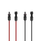 Hama Verlengkabel op zonne-energie voor PV-installatie, MC4, 4 mm², 2 x 3 m, rood en zwart