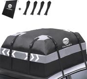 Holland Connections dakkoffer étanche pour voiture - sac de rangement de 15 pieds cubes avec sangles supplémentaires