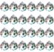 24 prismes décoratifs en cristal, adaptés pour être s comme attrape-soleil, dimensions : 20 mm, en cristal K9