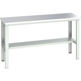Bott WerkBank Cubio roestvrijstaal - legbord - 2000x750x740-1140mm - Bott