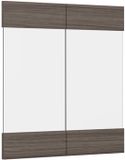 Vicco R-Line Keukenfront – 59.2 x 59 cm meubelfront voor de glazen hangkast Edel grijs