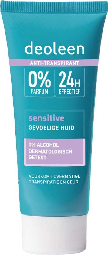 Deoleen Anti-transpirant Crème Sensitive - 50 ml
