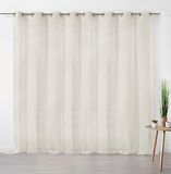 Linder 0189/29/377AB/300X240 ooggordijn, linnen, beige