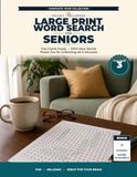 Large Print Word Search for Seniors: 1000 Words to Sharpen Memory, Boost Brain & Relieve Stress | Bonus: Large Print Sudoku & Word Scramble Puzzles | ... Gift for Elderly Women & Men (Volume 3)