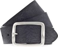 Vanzetti Leren Riem Genuine Beauty 40mm Full Leather Belt W100 Black Zwart