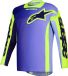 Alpinestars Racer Portl maillot de motocross - Violet/jaune - L