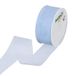 Halbach Seidenbänder Premium organza lint breedte 40 mm lengte 50 m knutselband voor het versieren van geschenken, transparant lint, decoratielint om te knutselen, kleur: azuurblauw