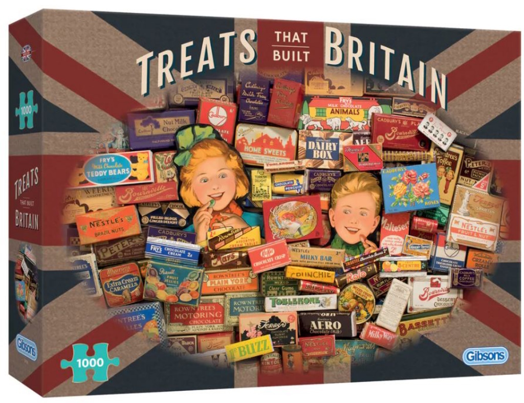 Gibsons Treats That Built Britain Puzzel (1000 stukjes)