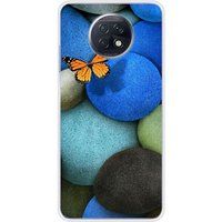 Xiaomi Redmi Note 9T 5G Blue Pebble Butterfly Silicone Case