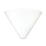 Tibelec 722.530 trechterlampen voor navigatie, kunststof, conisch, met bevestigingsschroef, wit