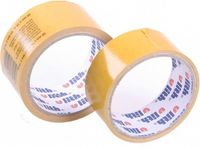 Merkloos / Sans marque Humbert Und Brandt Gmbh Dubbelzijdige tapijttape - 4 stuks - Wit - 5 meter x 3.8 cm