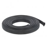 Delock Polyester kabelsleeve | rekbaar | 12mm | zwart | 5 meter