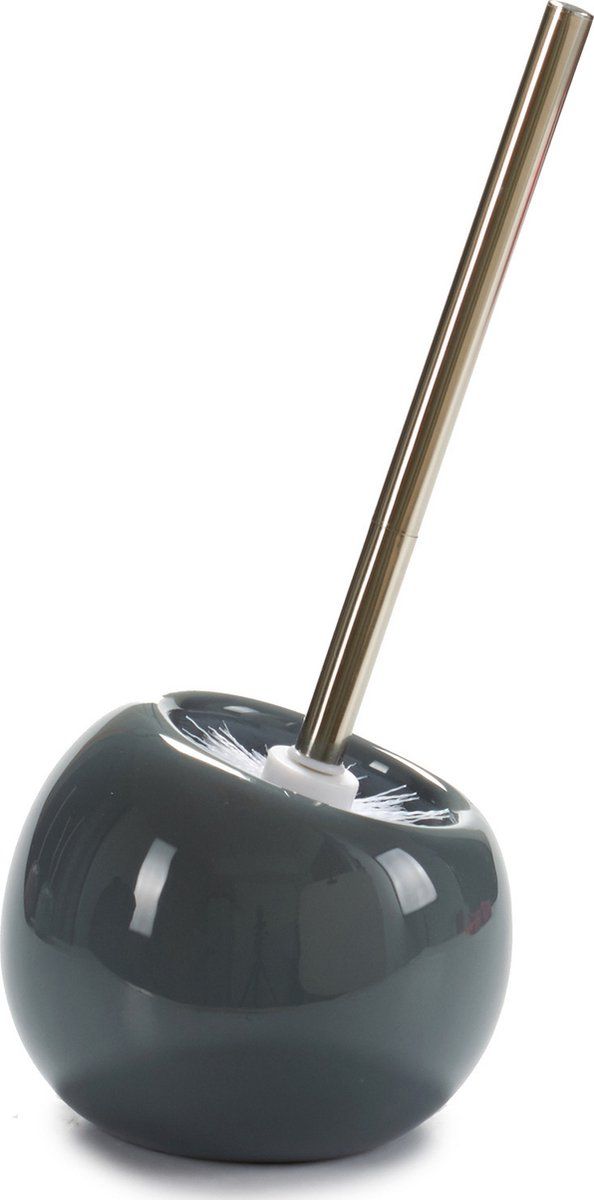 Berilo Toiletborstel Keramiek Donkergrijs - H34 cm