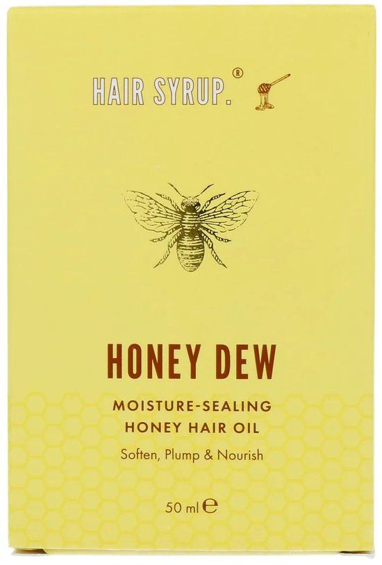 Hair Syrup Honeydew Haarolie – Leave-in Dry Olie met Honing & Vitamine E – Tegen Frizz – 50 ml