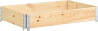 vidaXL Plantenbak verhoogd 80x120 cm massief grenenhout