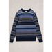 White Stuff Abstract Stripe Crew Blue Multi