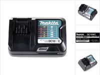 Makita DC10WC 10.8V Li-Ion schuifaccu oplader - passieve koeling
