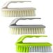 Brosse de récurage - Poils durs - Lot de 3 - Avec manche ergonomique