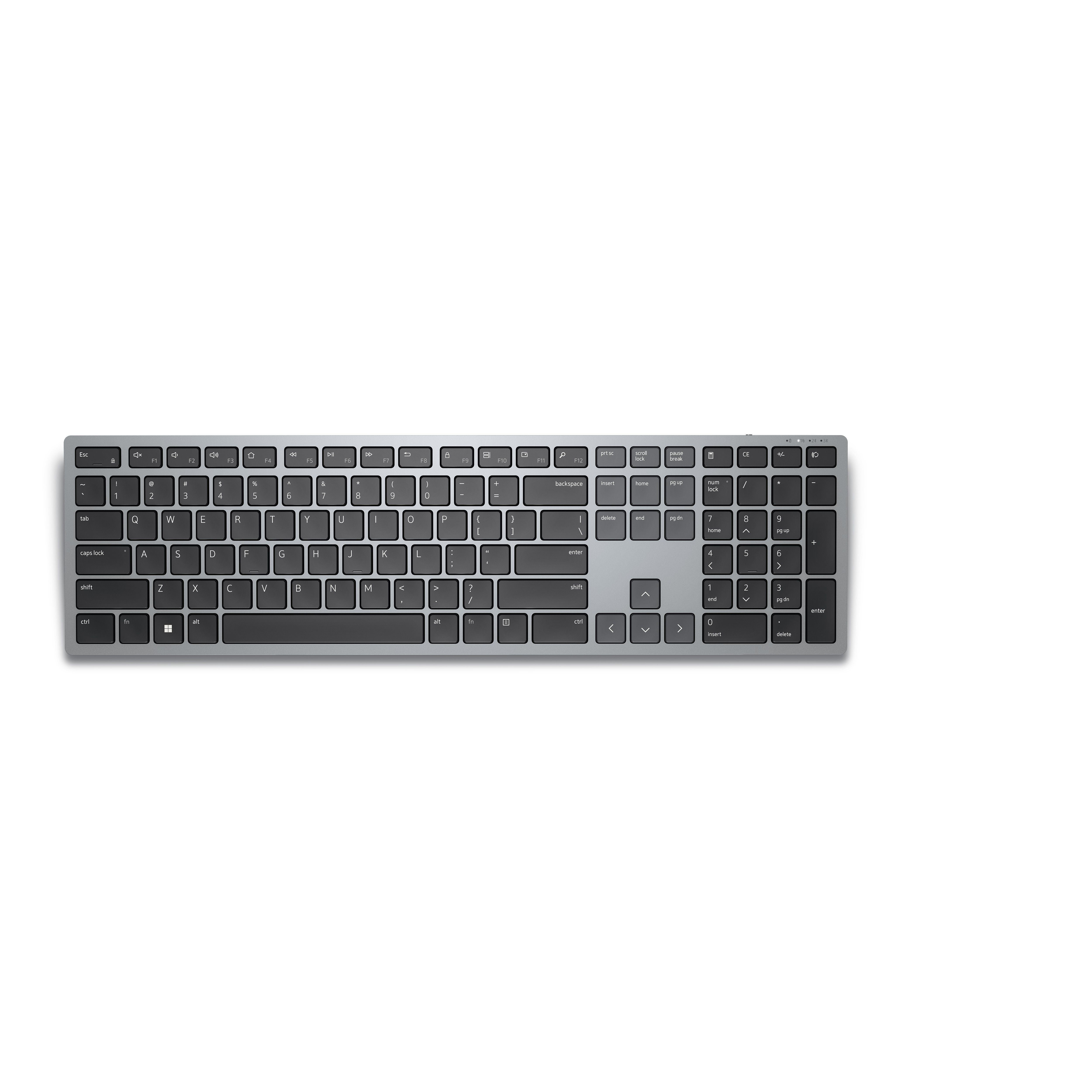 DELL KB700 Bluetooth QWERTY US International Office Keyboard - Grijs