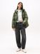 Tommy Jeans Dames TJW HOODED MIDI PUFFER JAS DW0DW21626, Groen, M