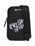 KARL LAGERFELD JEANS Sac pour ordinateur portable ' KARL QUOTE PHONE ' noir