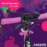 AREBOS Kinderstep - Roze - Lichtgevende Wielen - tot 100kg