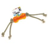 IMAC EXTRA7 Bone Rubber TRP met natuurlijke touw 41 cm Oranje, Zwart