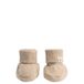 A Tiny Story katoenen gebreide babyslofjes - beige