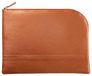 RHODIA 116718C - Etui met Ritssluiting in Imitatieleer - Koper - Maat L (21 x 28 cm)