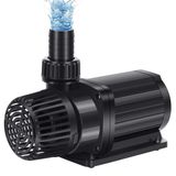 Pompe d'étang 8000 l/h 80 W - Pompe de ruisseau - Noir - Max 7 m hauteur de refoulement