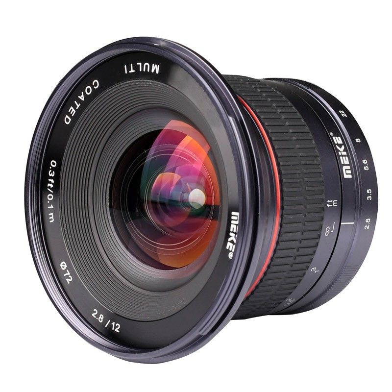 Meike 12mm F2.8 Micro Four Thirds Lens - Black