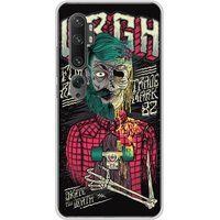1001 coques Xiaomi Bedrukt siliconen hoesje compatibel met Xiaomi Mi Note 10, Xiaomi Mi Note 10 Pro Skull urgh