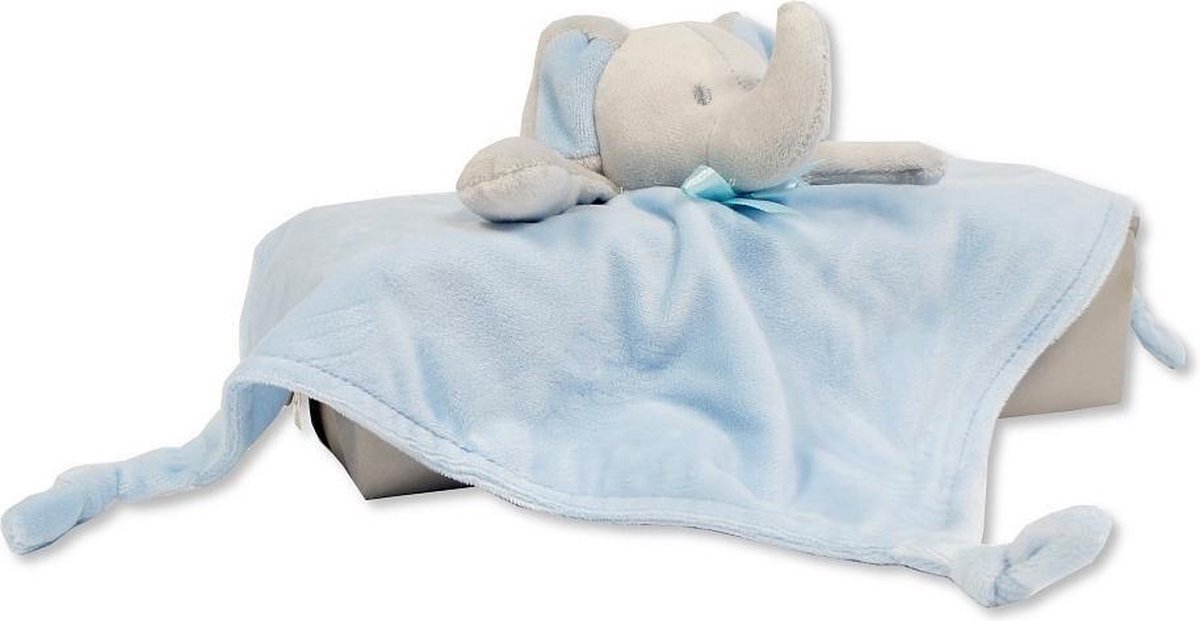 Nursery time Knuffeldoekje Olifant 30 Cm Polyester Blauw