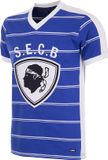 Copa SC Bastia 1981/82 Retro Voetbalshirt Heren Blauw L