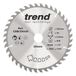 Trend Wood cirkelzaagblad, 250 mm diameter, 30 mm boring, 40 tanden, 2,8 mm snijvoeg, +15° haak, TCT, gemiddeld oppervlak, CSB/25040
