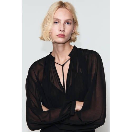 Mango Zwart Jumpsuit