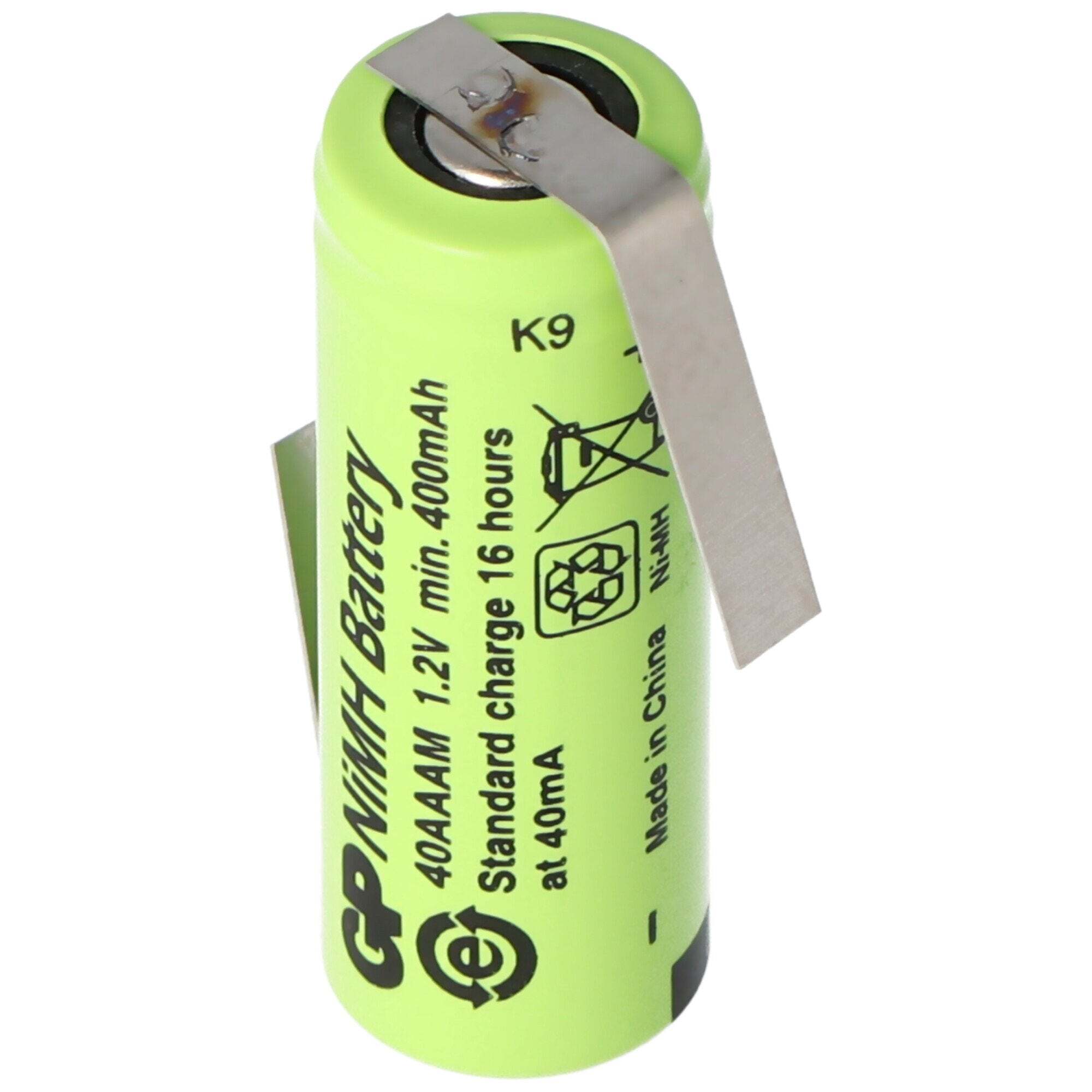 GP Batteries GP GP40AAAM NiMH maat 2 / 3AAA batterij met Z-vormige soldeerlip