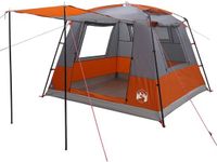 vidaXL Partytent 10-persoons Grijs en Oranje