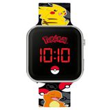 Pokemon Jongen's digitaal quartz horloge met siliconen band POK4322