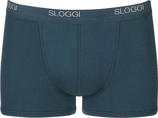 sloggi men Basic Heren Boxershort korte pijp - Night Blue - Maat M