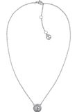 Tommy Hilfiger Damesketting Casual Roestvrij Staal Glassteen Zilver 32010584