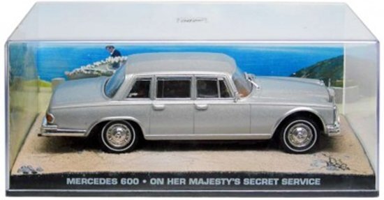 Atlas Mercedes Benz 600 James Bond On Her Majesty s Secret Service 1969 Zilver 1:43 #DY032