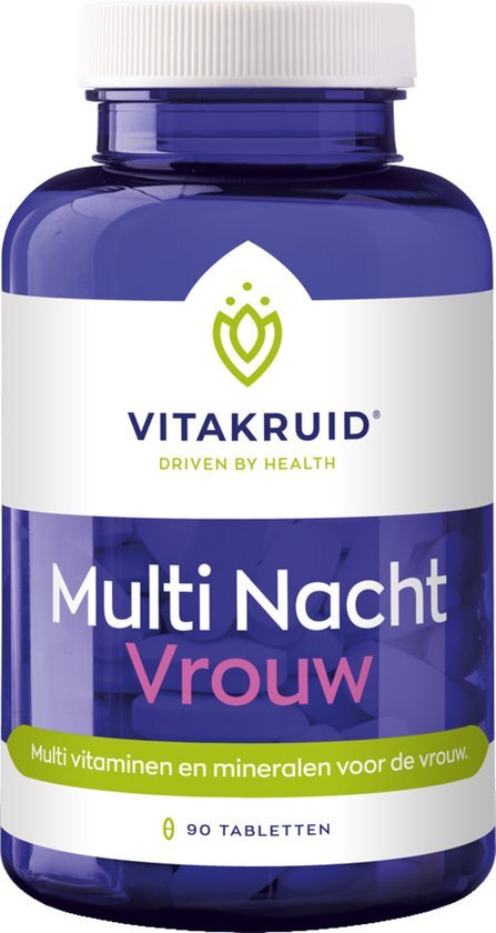 Vitakruid Multi Nacht Vrouw Tabletten 90st